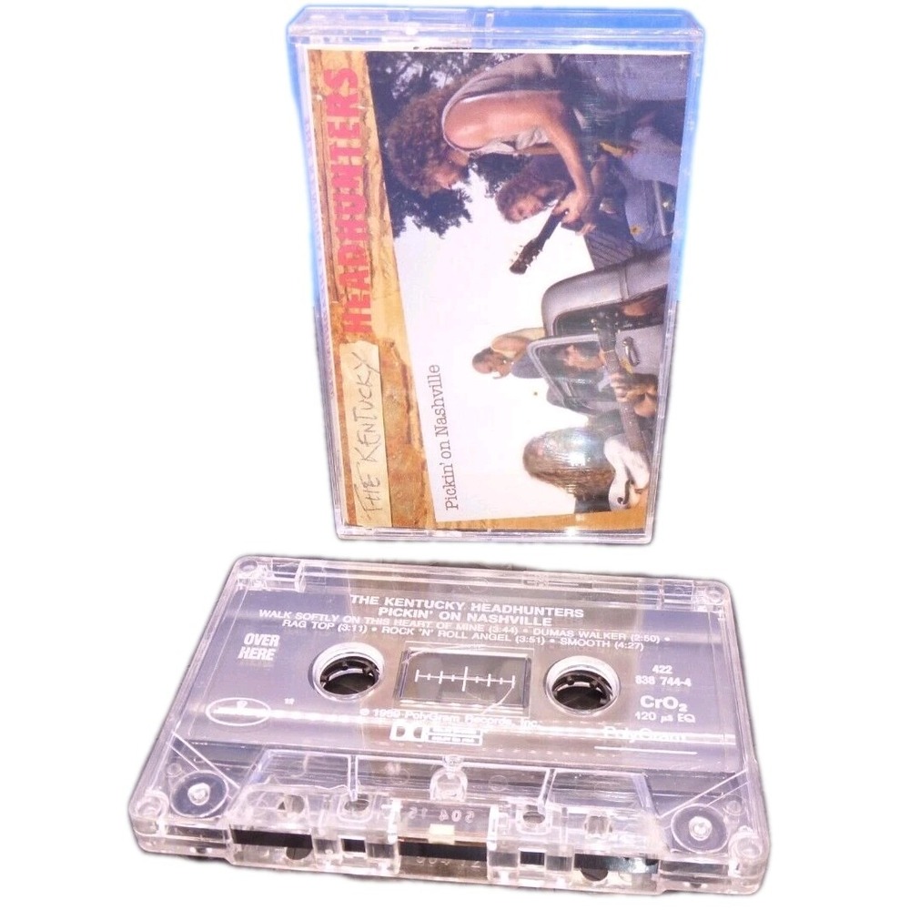 The Kentucky Headhunters Pickin' on Nashville Cassette Tape 1989 838 744-4